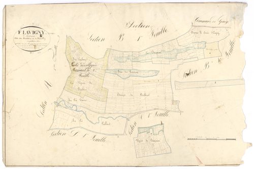 Flavigny-sur-Ozerain - Section B3 - 3 P PLAN 279/8