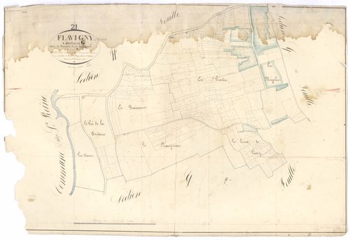 Flavigny-sur-Ozerain - Section G1 - 3 P PLAN 279/21