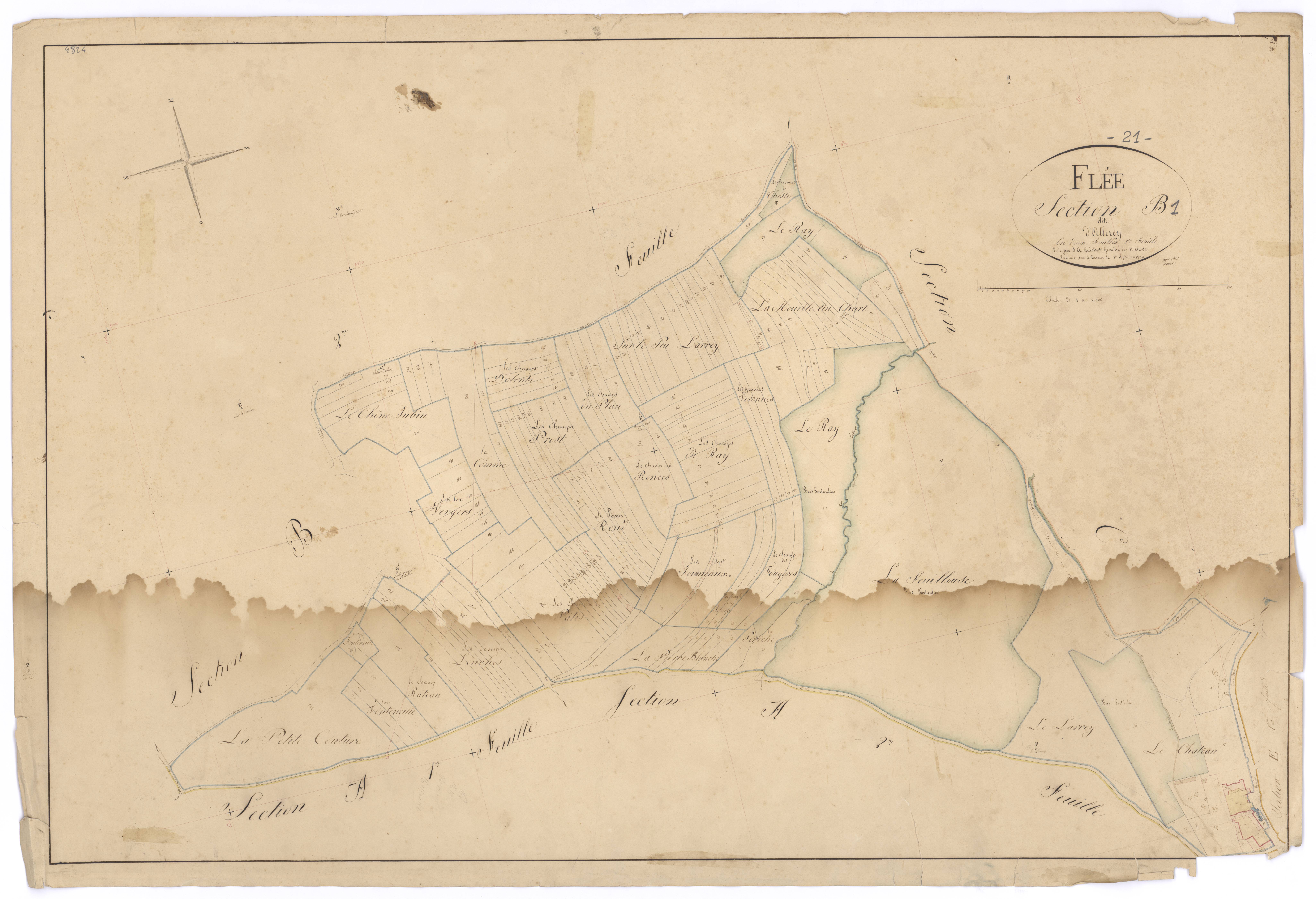 Flée - Section B1 - 3 P PLAN 280/4
