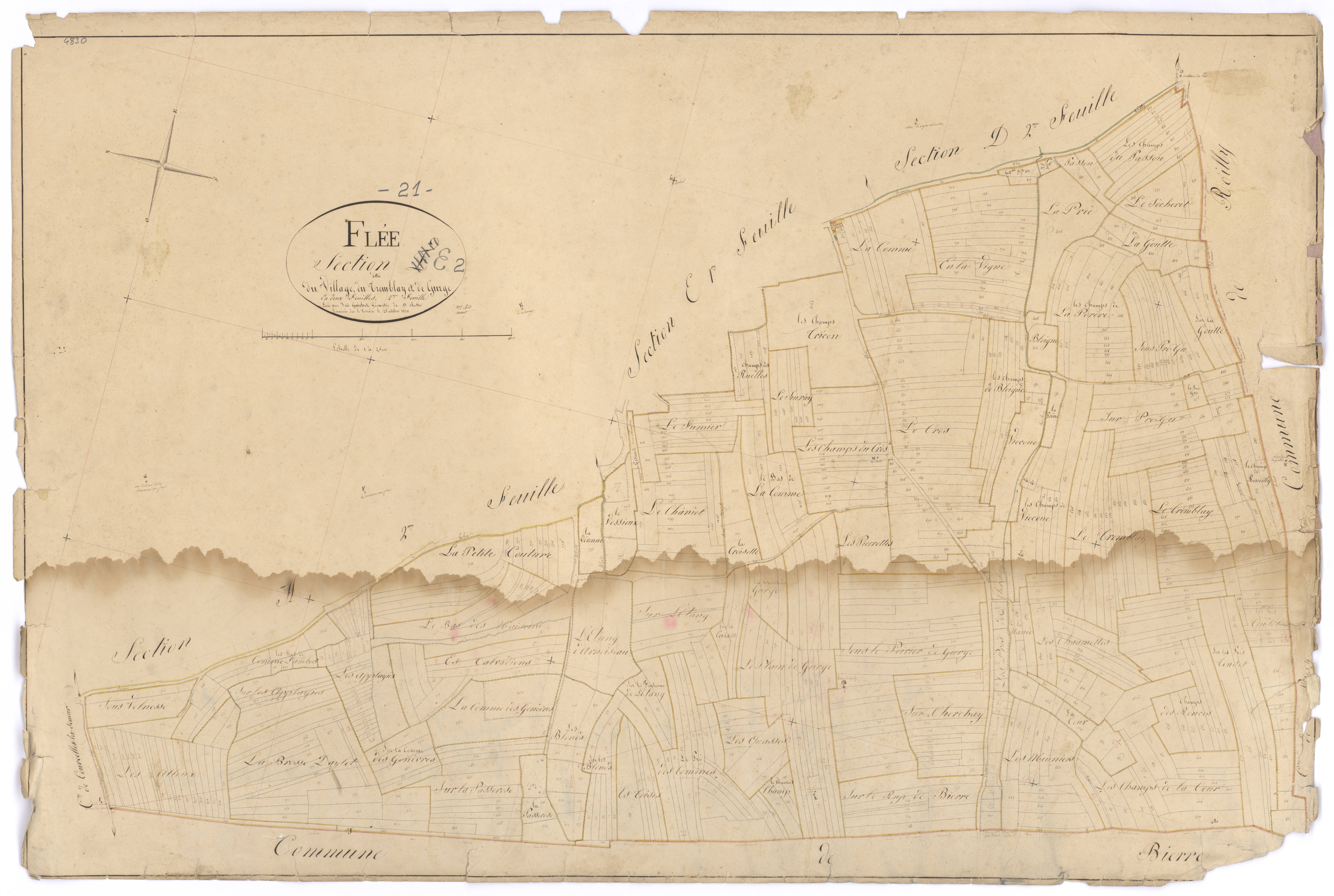 Flée - Section E2 - 3 P PLAN 280/10