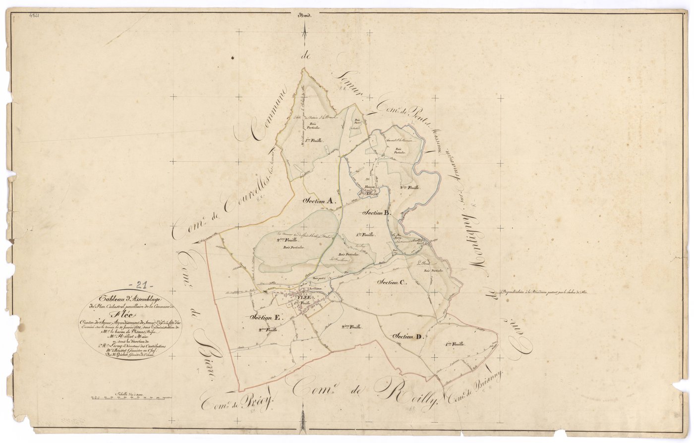 Flée - Tableau d'assemblage - 3 P PLAN 280/1