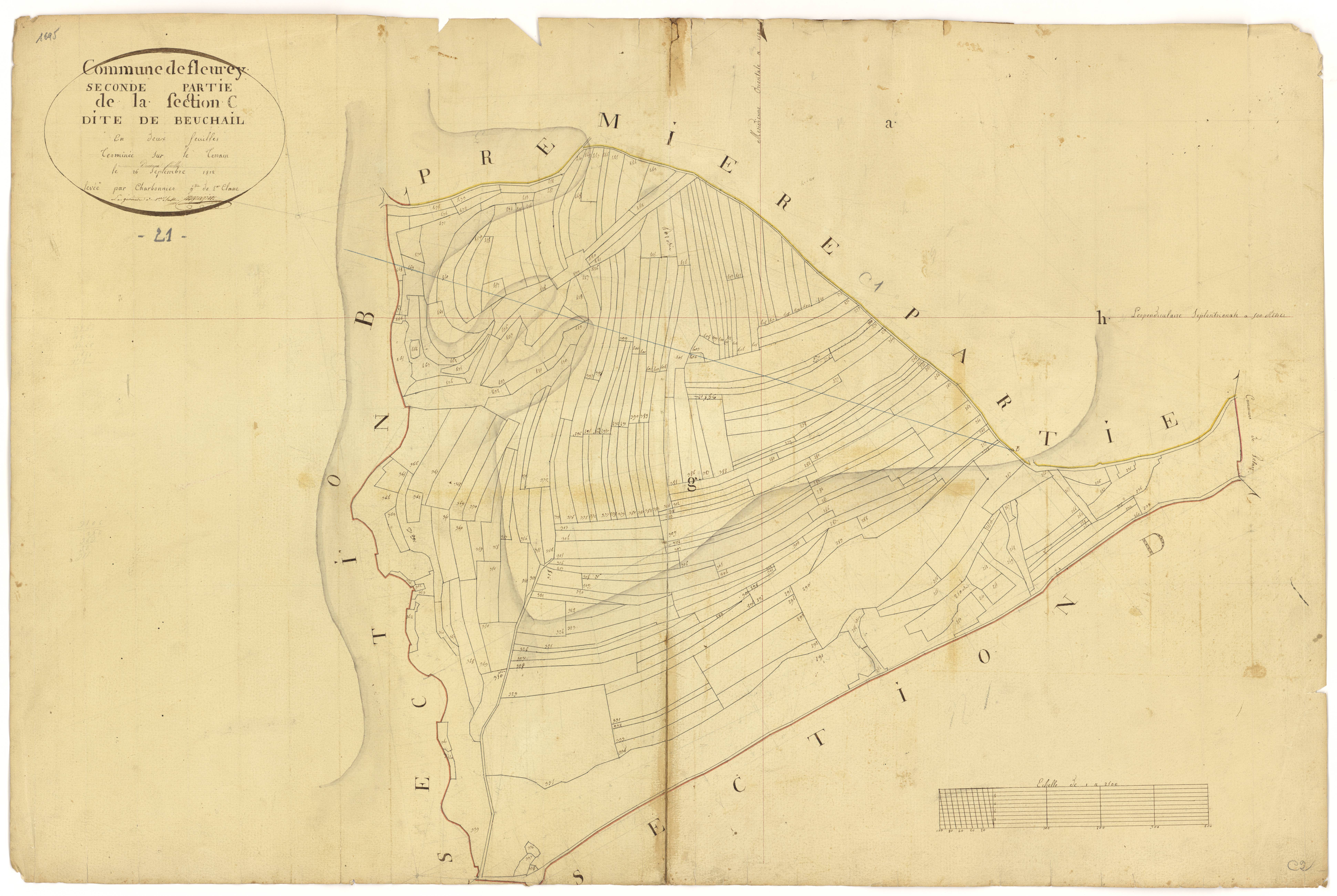 Fleurey-sur-Ouche - Section C2 - 3 P PLAN 281/5