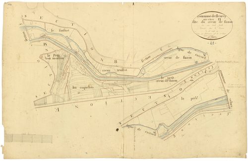 Fleurey-sur-Ouche - Section D - 3 P PLAN 281/6