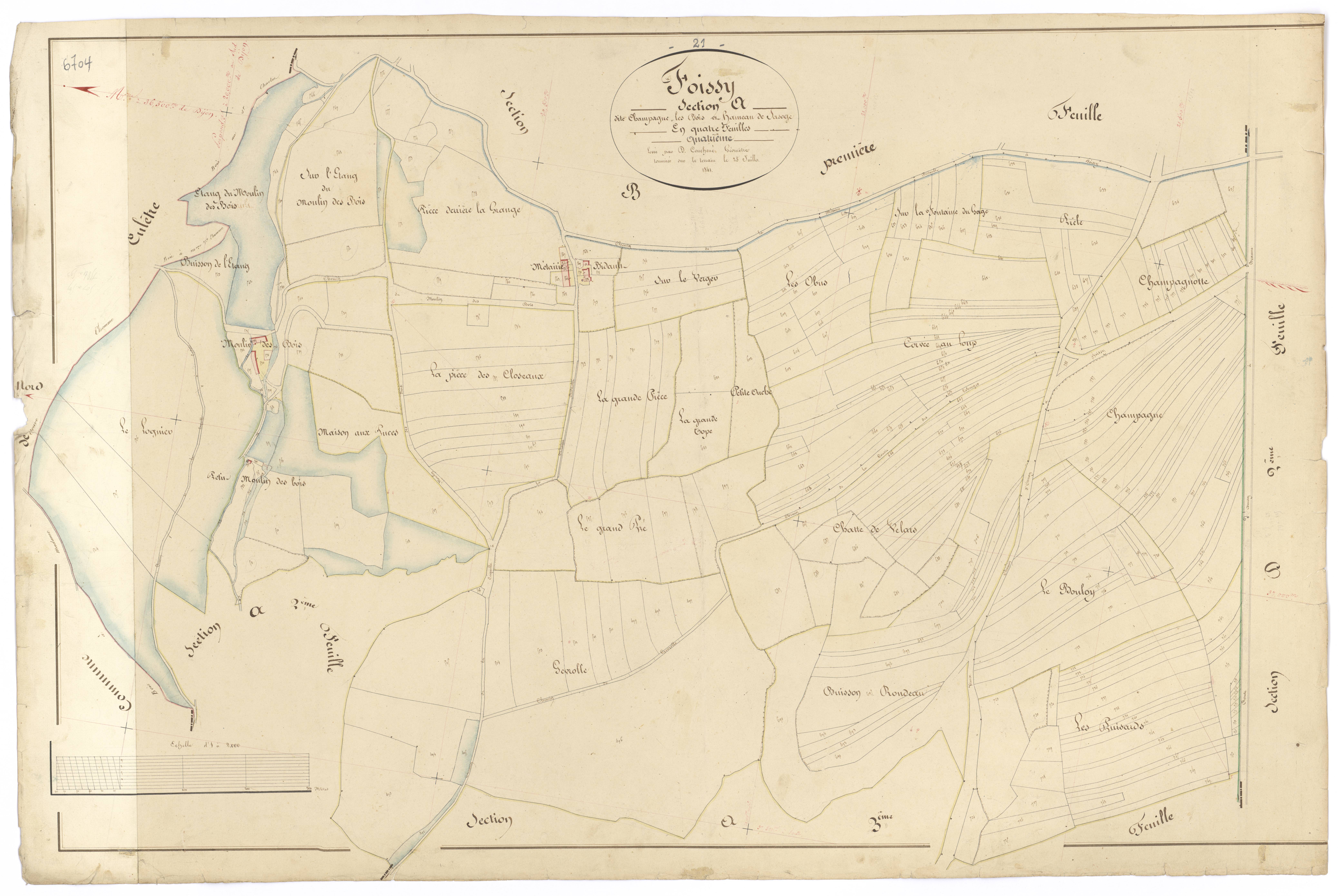Foissy - Section A4 - 3 P PLAN 282/5