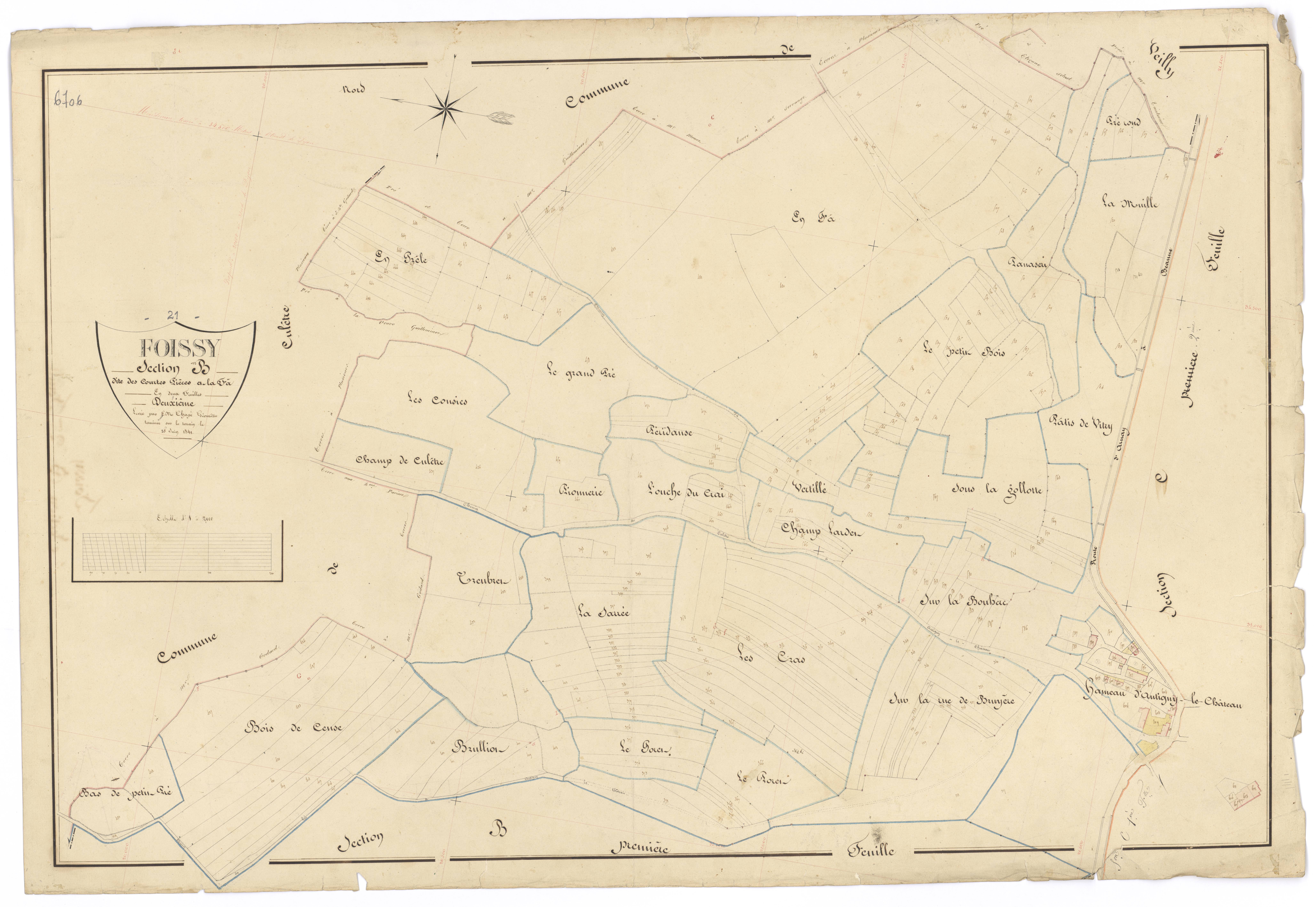 Foissy - Section B2 - 3 P PLAN 282/7