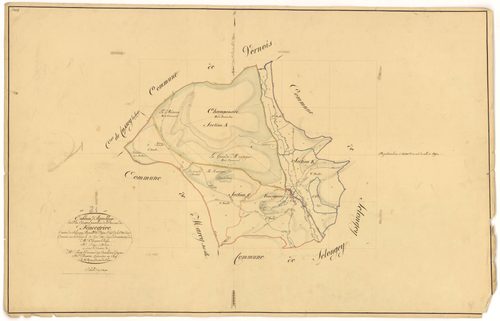 Foncegrive - Tableau d'assemblage - 3 P PLAN 283/1