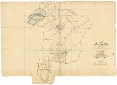 Fontaines-en-Duesmois - Tableau d'assemblage - 3 P PLAN 284/1