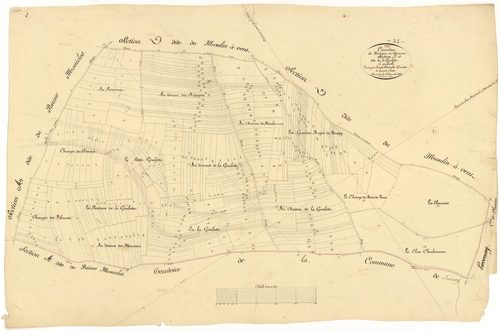 Fontaines-en-Duesmois - Section B - 3 P PLAN 284/3