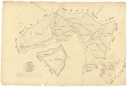 Fontaines-en-Duesmois - Section C - 3 P PLAN 284/4