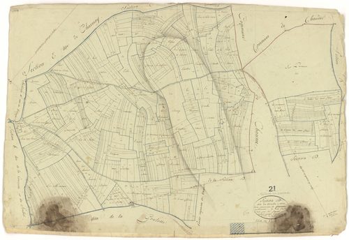 Fontaines-en-Duesmois - Section D - 3 P PLAN 284/5