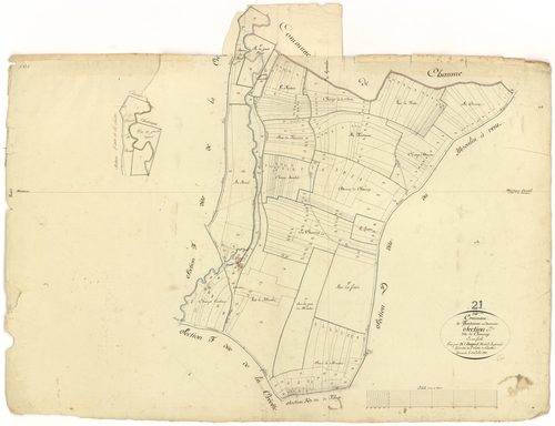 Fontaines-en-Duesmois - Section E - 3 P PLAN 284/6