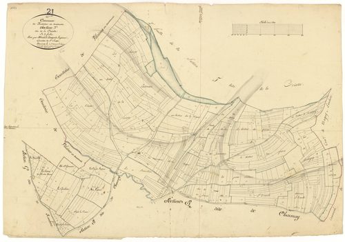 Fontaines-en-Duesmois - Section F1 - 3 P PLAN 284/7
