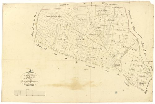 Fontaines-en-Duesmois - Section G - 3 P PLAN 284/9