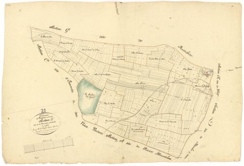 Fontaines-en-Duesmois - Section H - 3 P PLAN 284/10