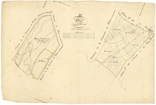 Fontaines-en-Duesmois - Section J - 3 P PLAN 284/11