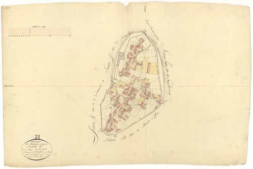 Fontaines-en-Duesmois - Section K - 3 P PLAN 284/12