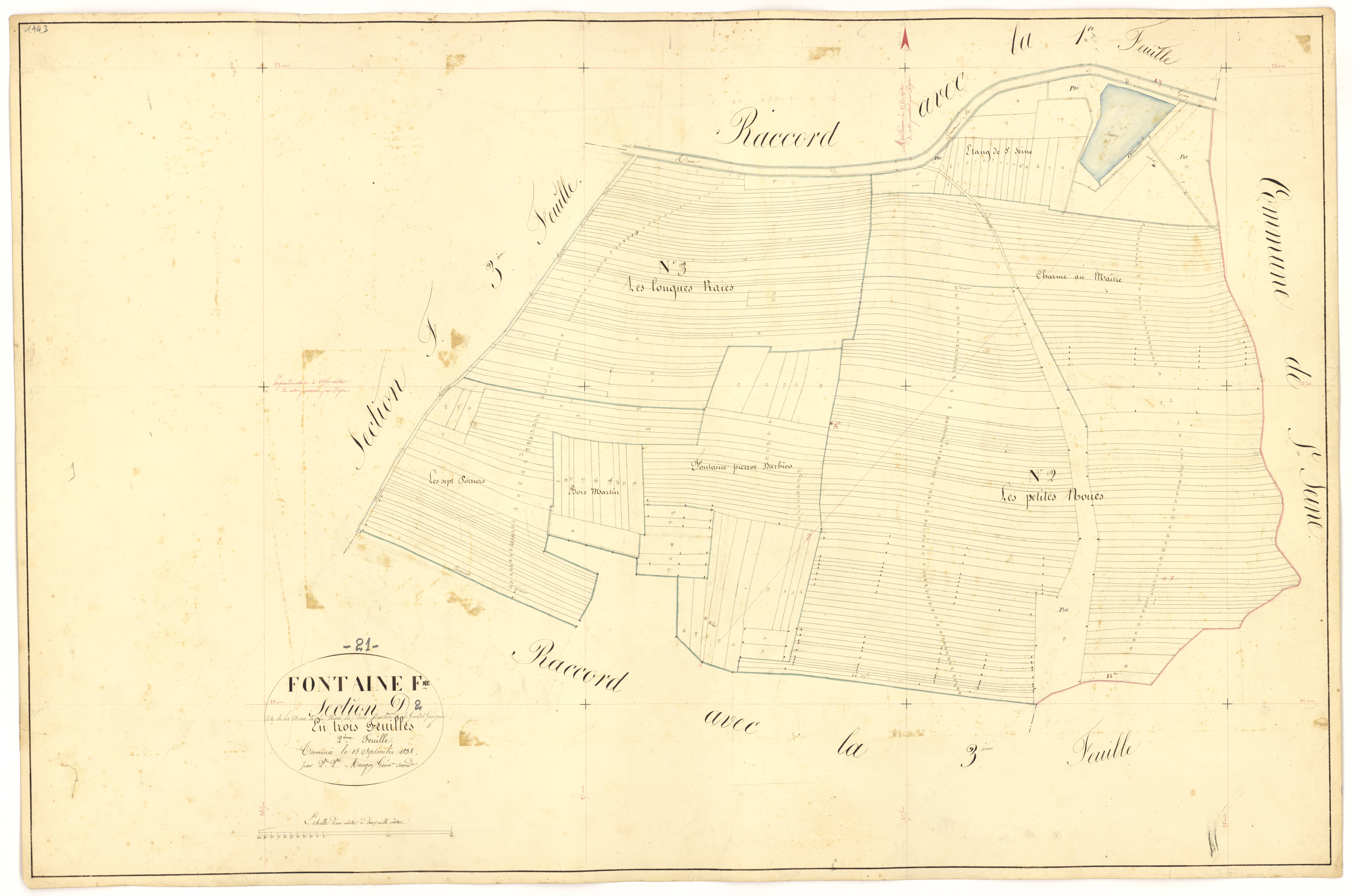 Fontaine-Française - Section D2 - 3 P PLAN 285/17