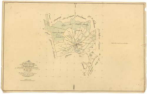 Fontaine-Française - Tableau d'assemblage - 3 P PLAN 285/1