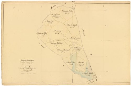 Fontaine-Française - Section A (tableau d'assemblage) - 3 P PLAN 285/2