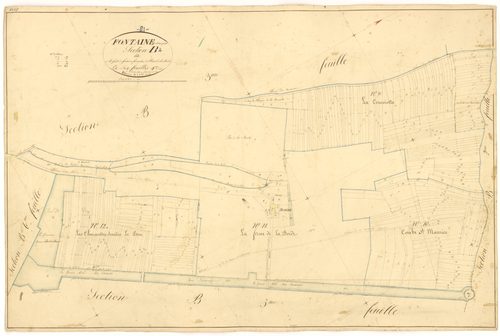 Fontaine-Française - Section B4 - 3 P PLAN 285/9