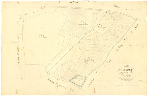 Fontaine-Française - Section F3 - 3 P PLAN 285/25