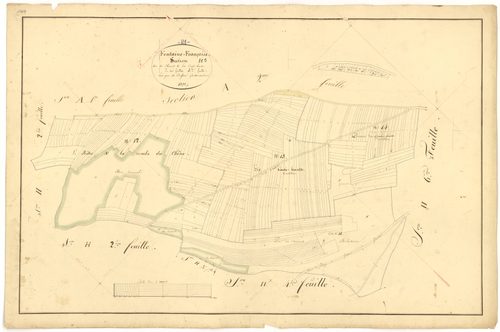 Fontaine-Française - Section H5 - 3 P PLAN 285/38