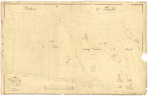 Fontaine-Française - Section H6 - 3 P PLAN 285/39