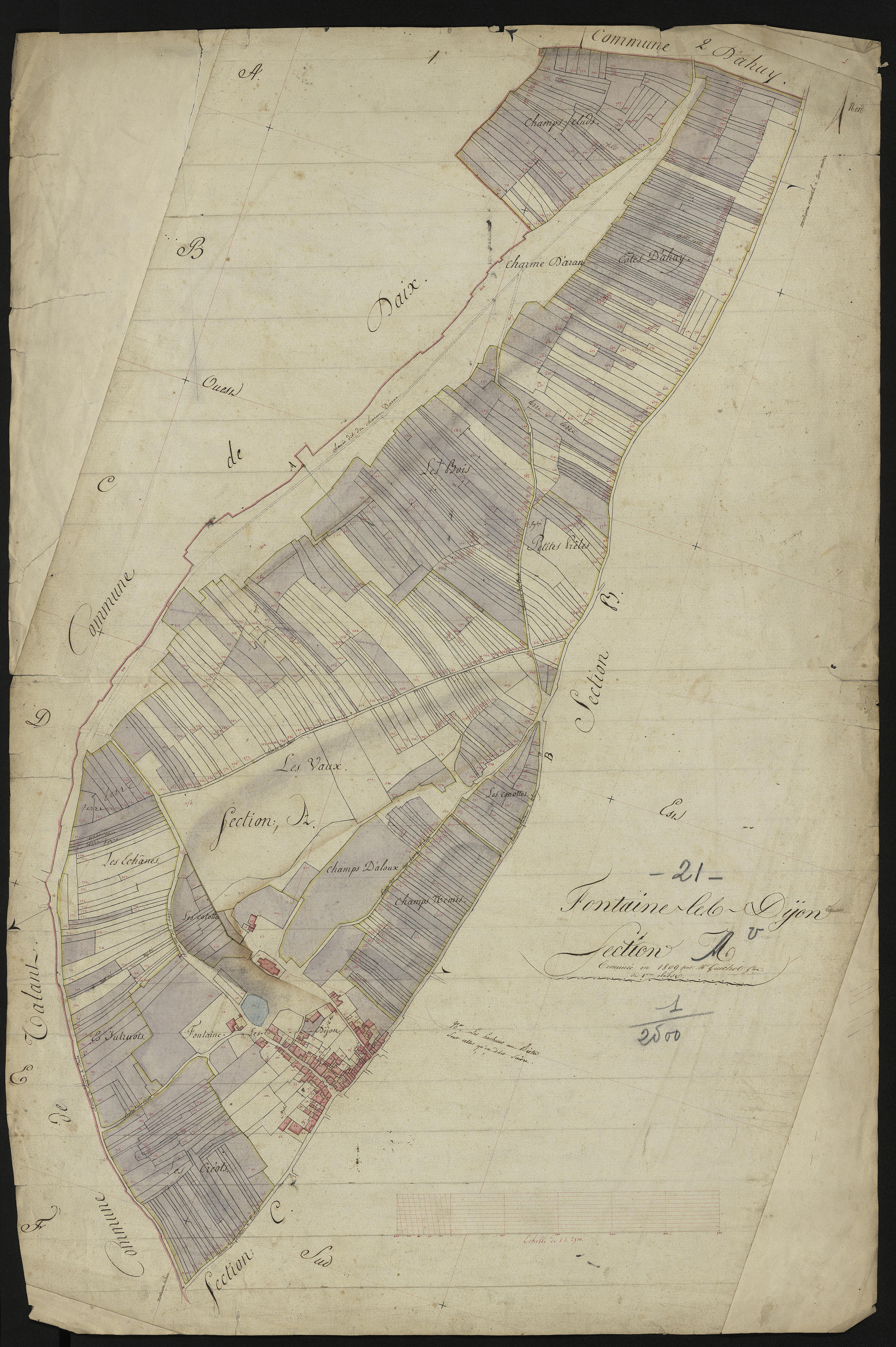 Fontaine-lès-Dijon - Section A - 3 P PLAN 286/2