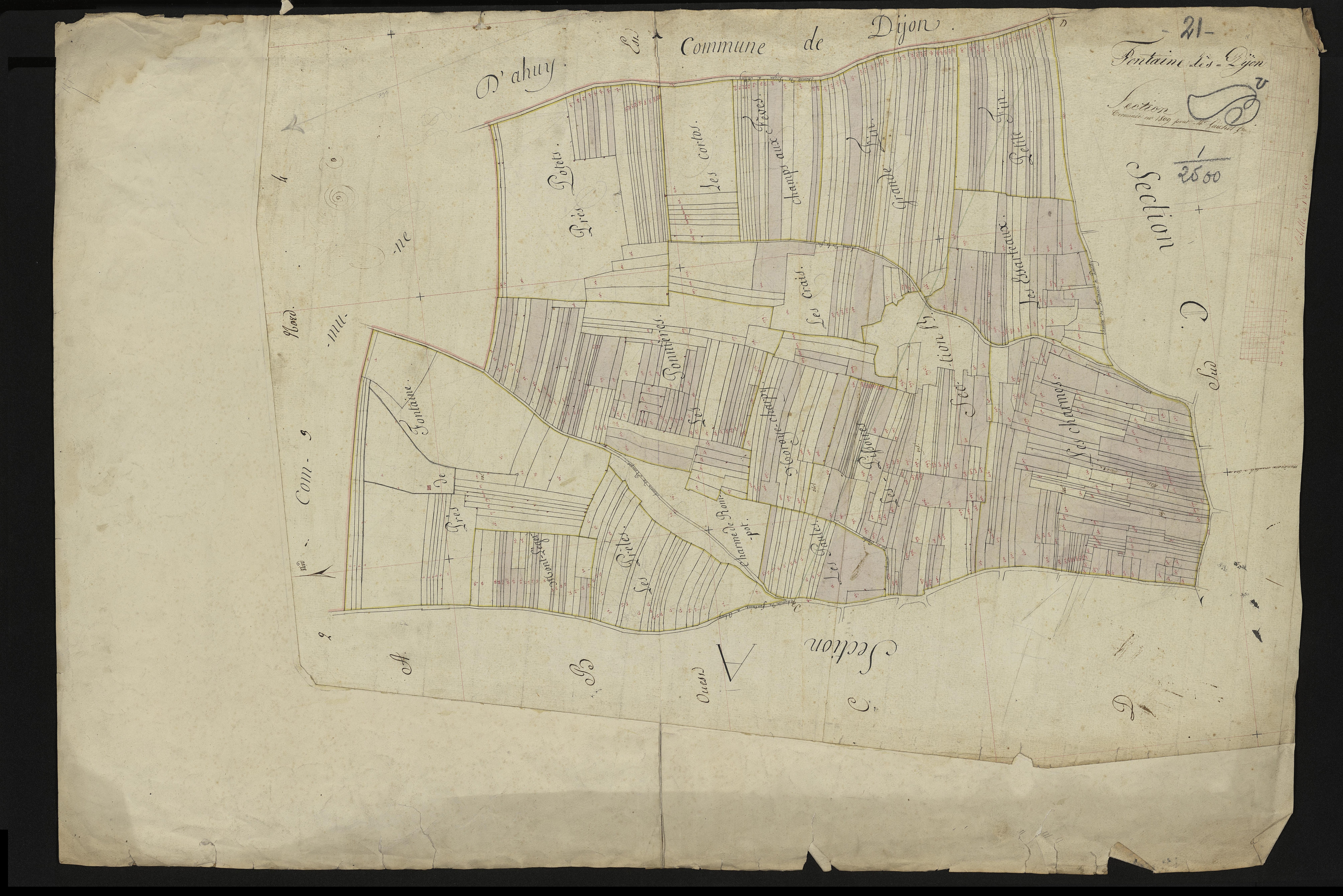 Fontaine-lès-Dijon - Section B - 3 P PLAN 286/3