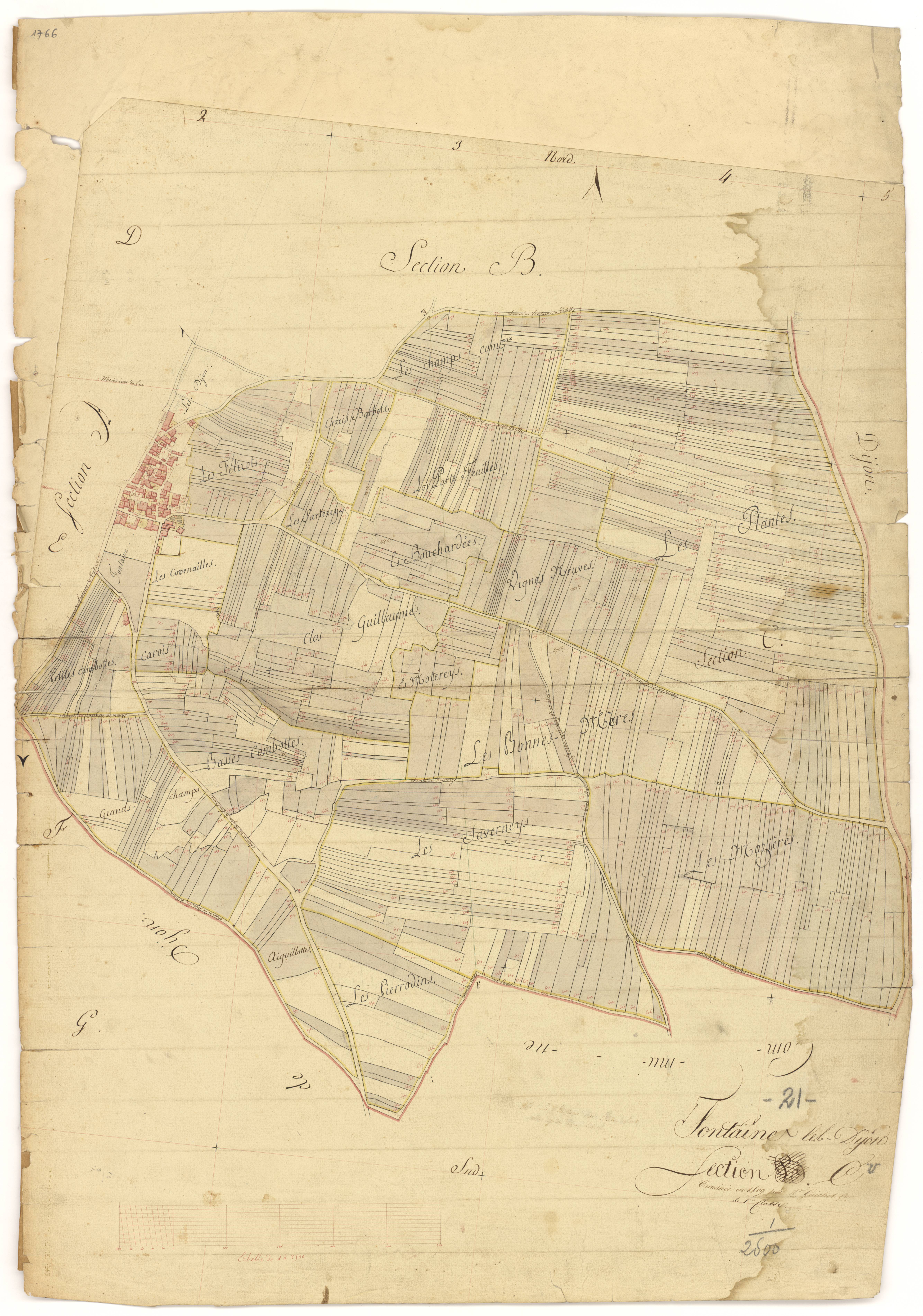 Fontaine-lès-Dijon - Section C - 3 P PLAN 286/4