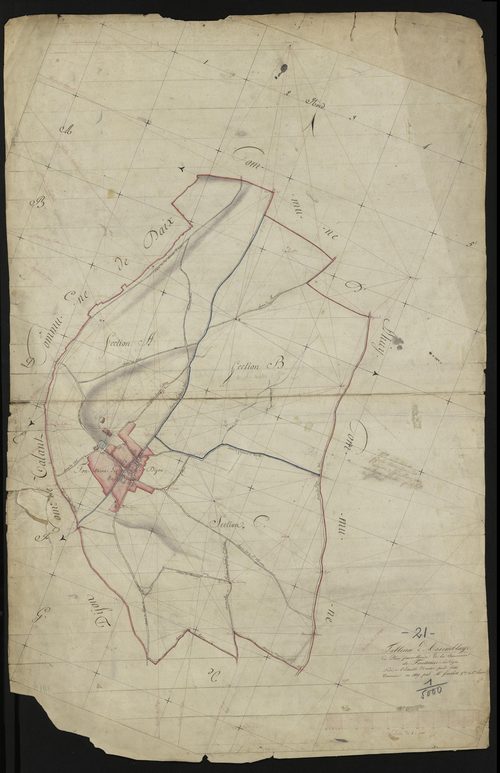 Fontaine-lès-Dijon - Tableau d'assemblage - 3 P PLAN 286/1