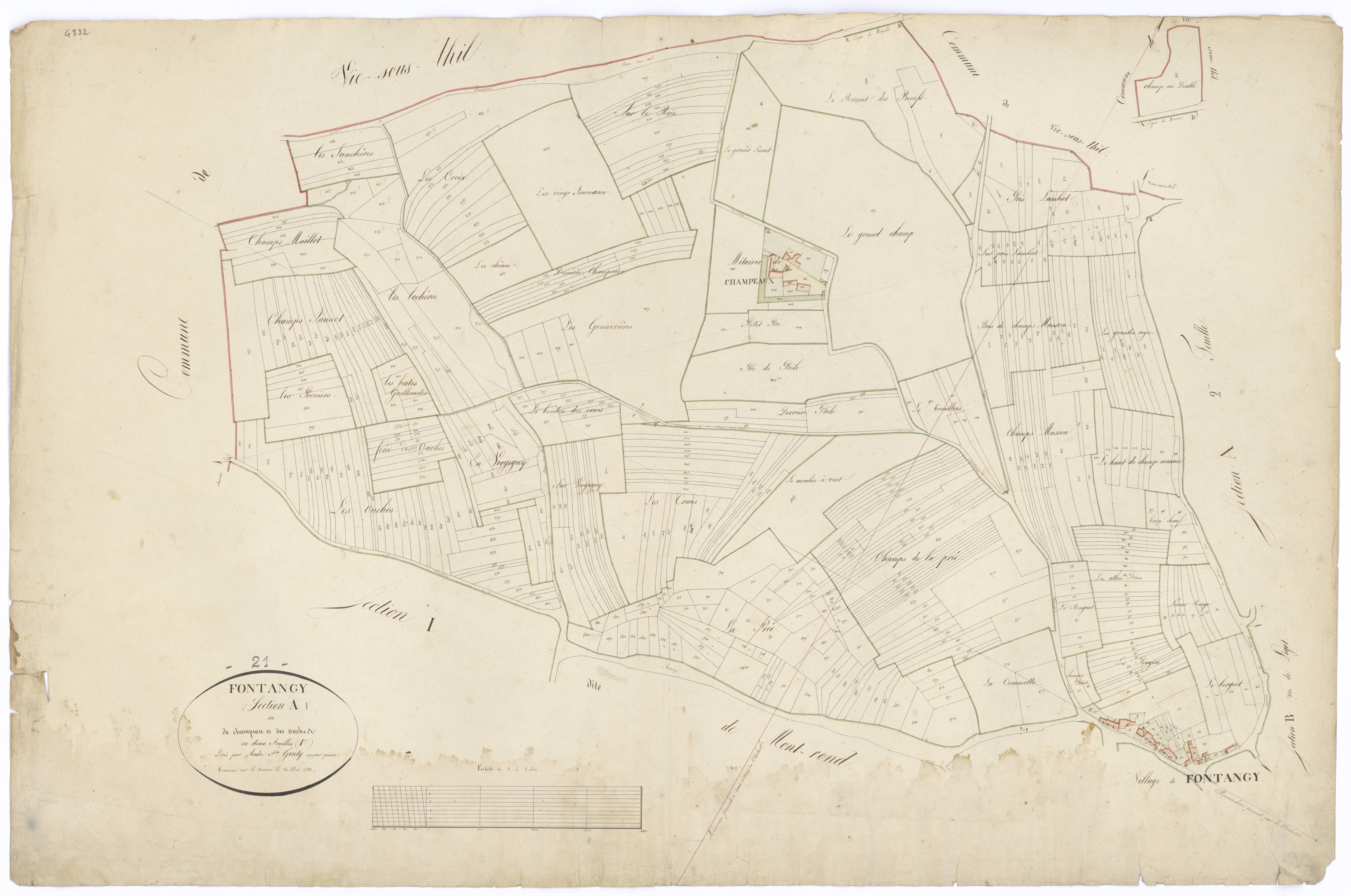 Fontangy - Section A1 - 3 P PLAN 288/2