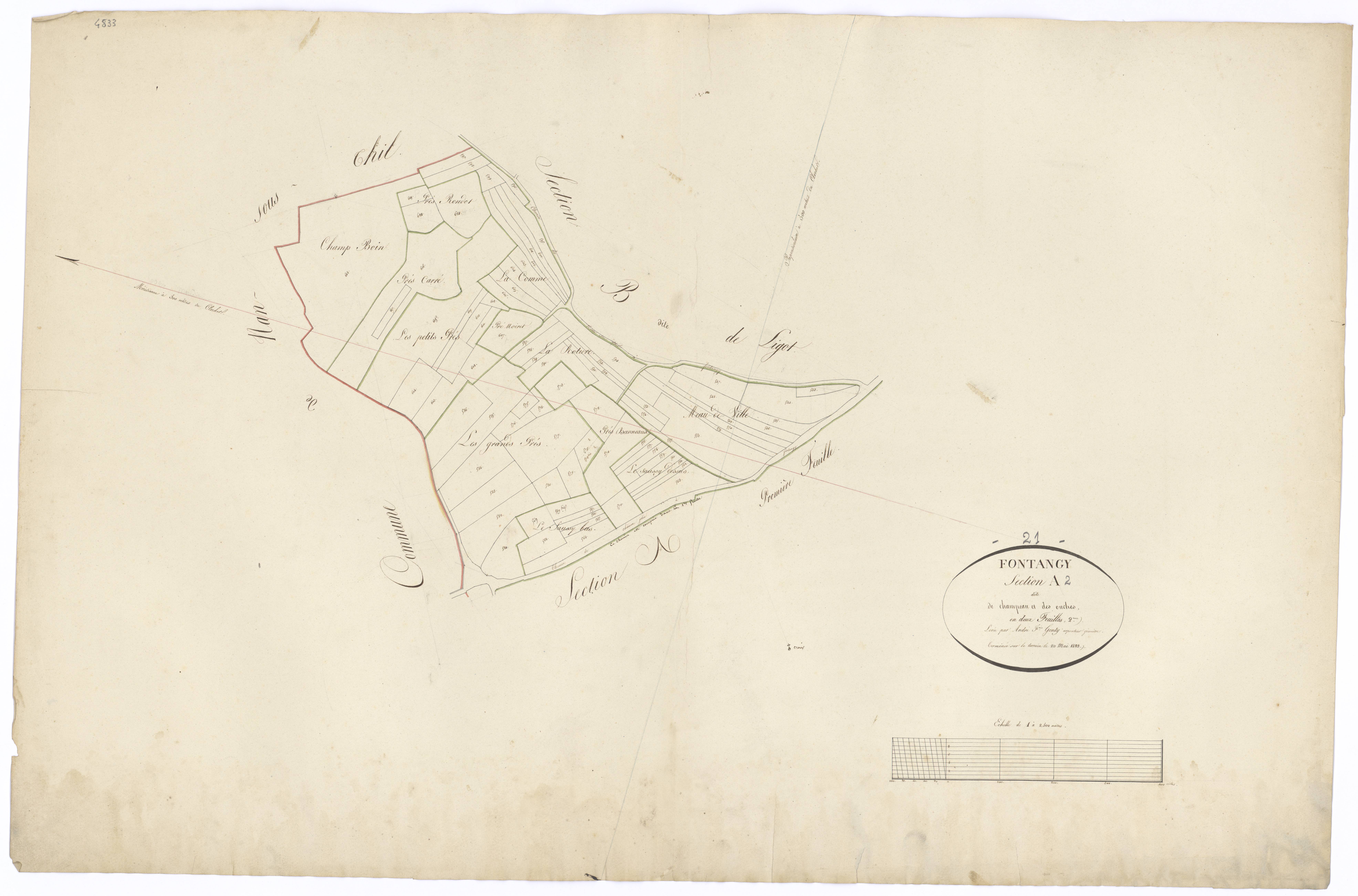 Fontangy - Section A2 - 3 P PLAN 288/3