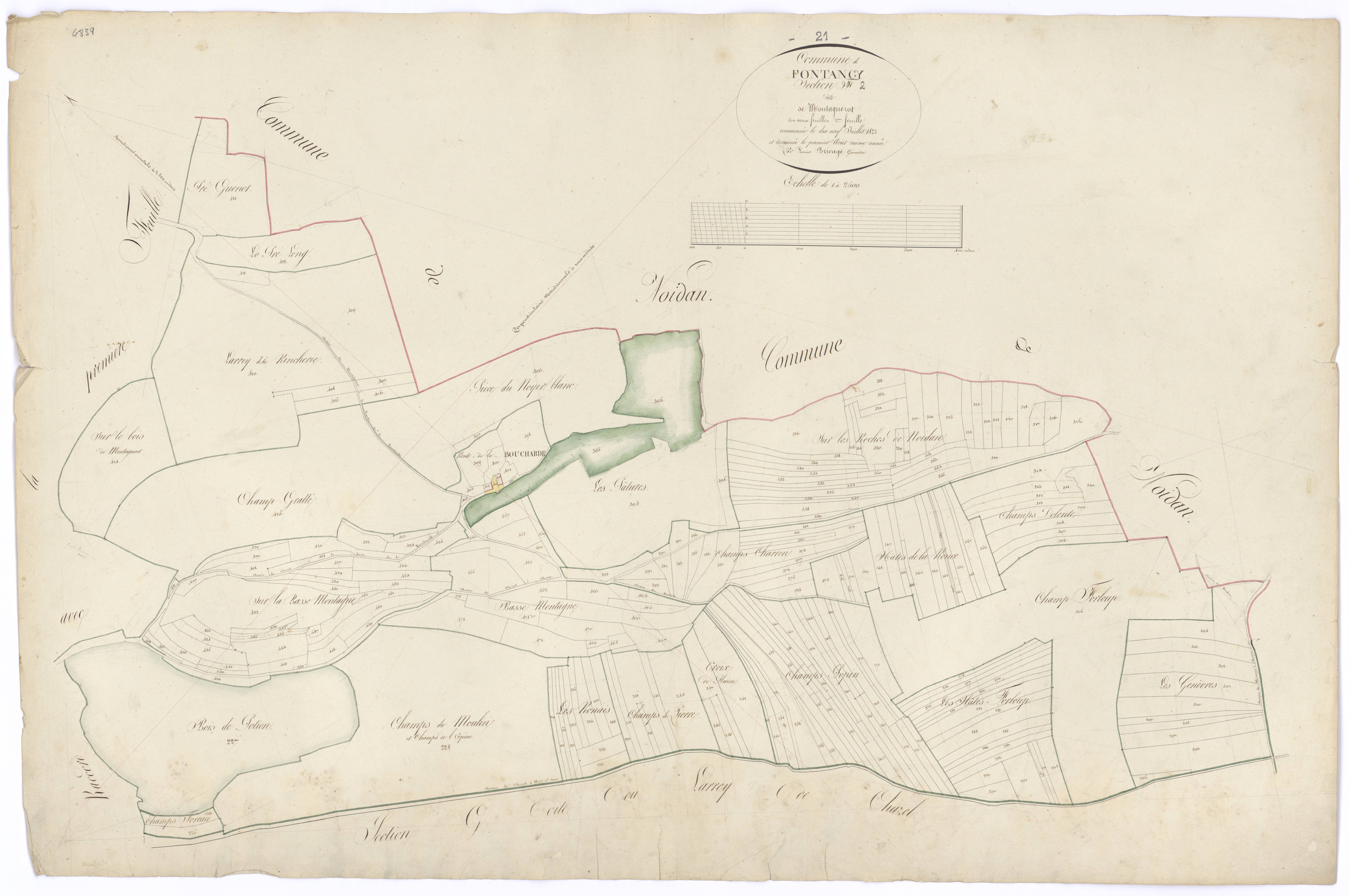 Fontangy - Section F2 - 3 P PLAN 288/9