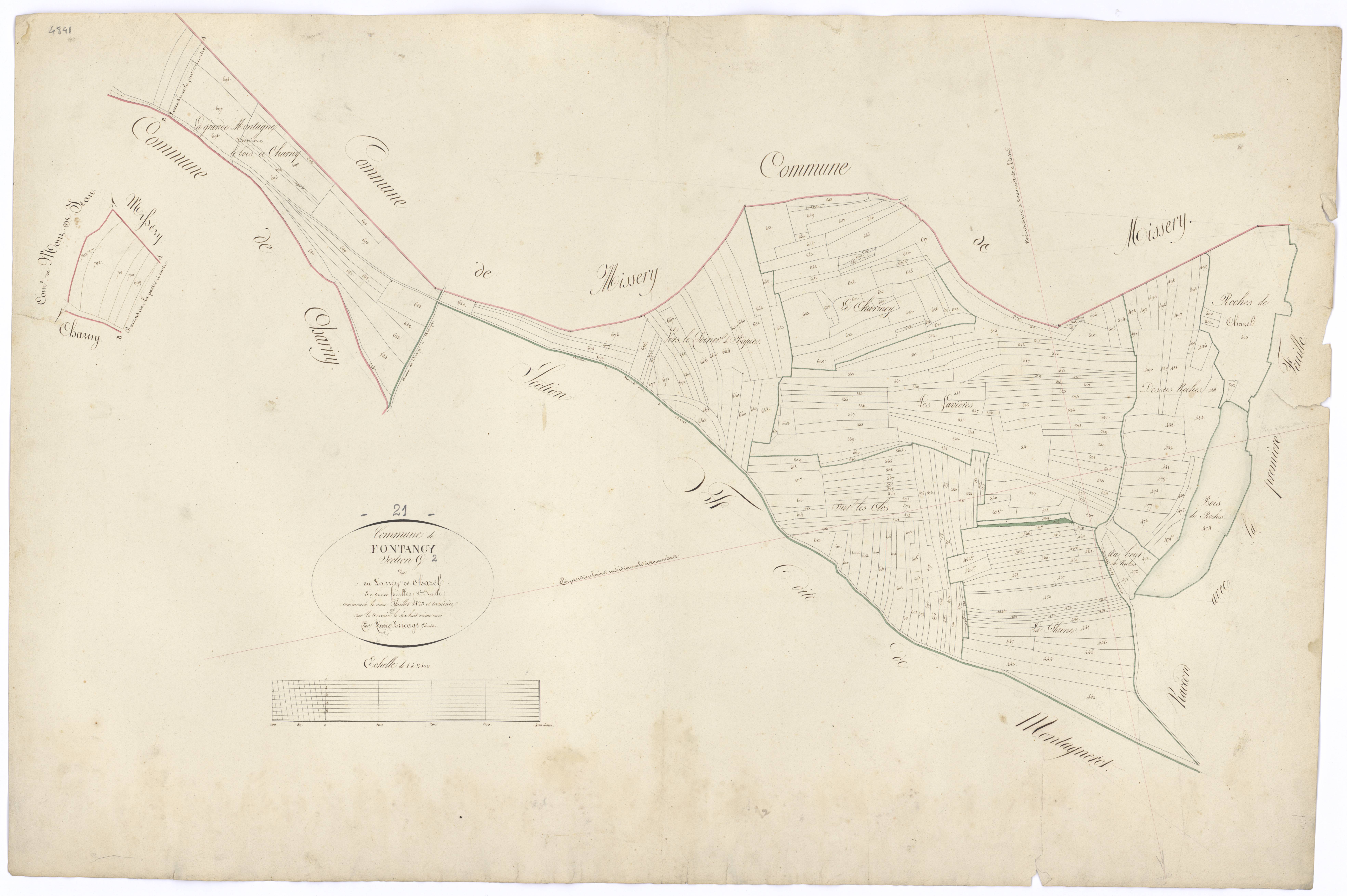 Fontangy - Section G2 - 3 P PLAN 288/11