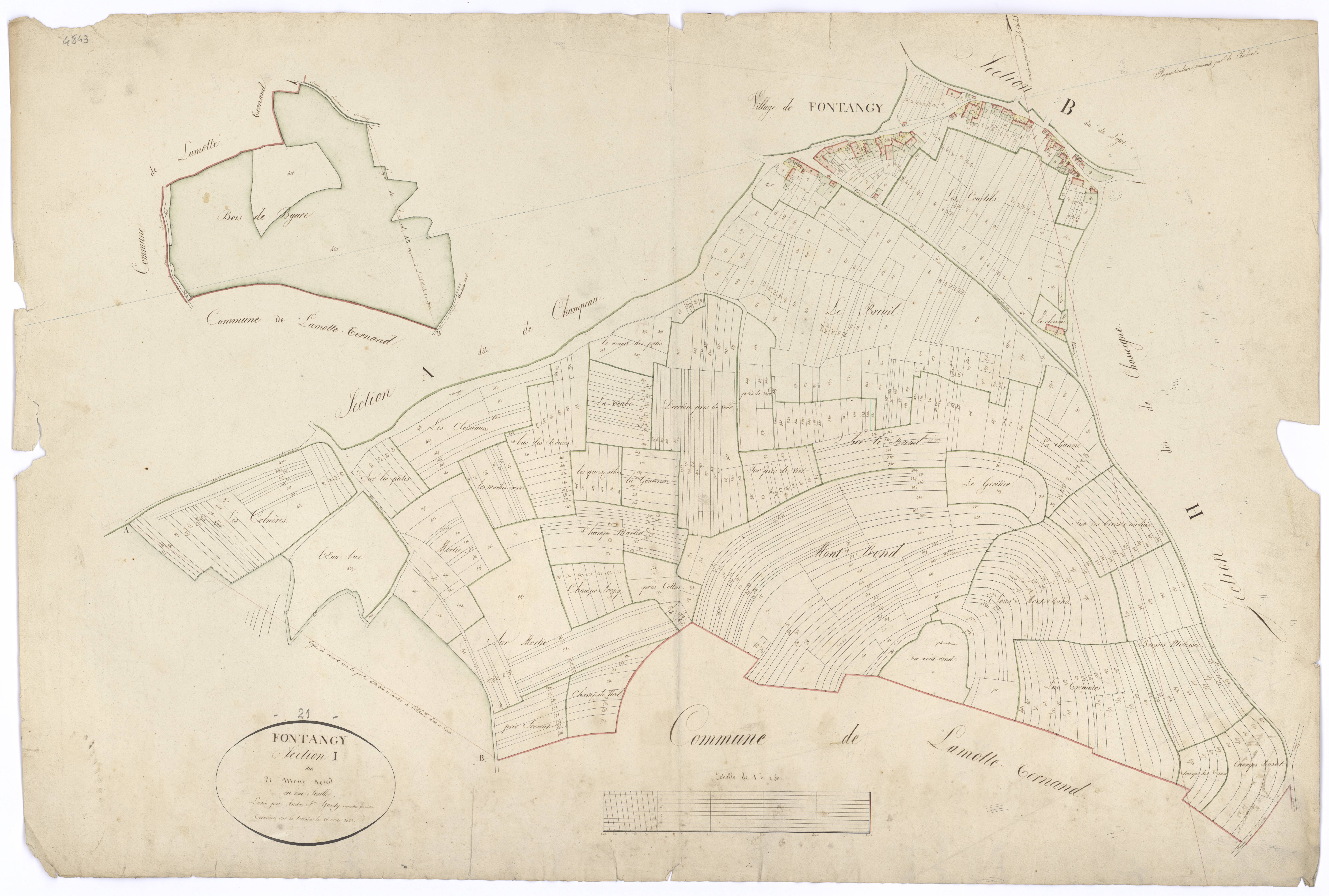 Fontangy - Section I - 3 P PLAN 288/13