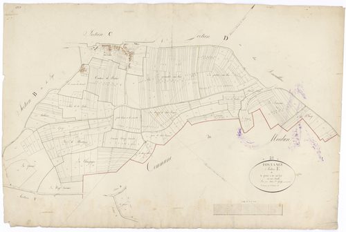 Fontangy - Section E - 3 P PLAN 288/7