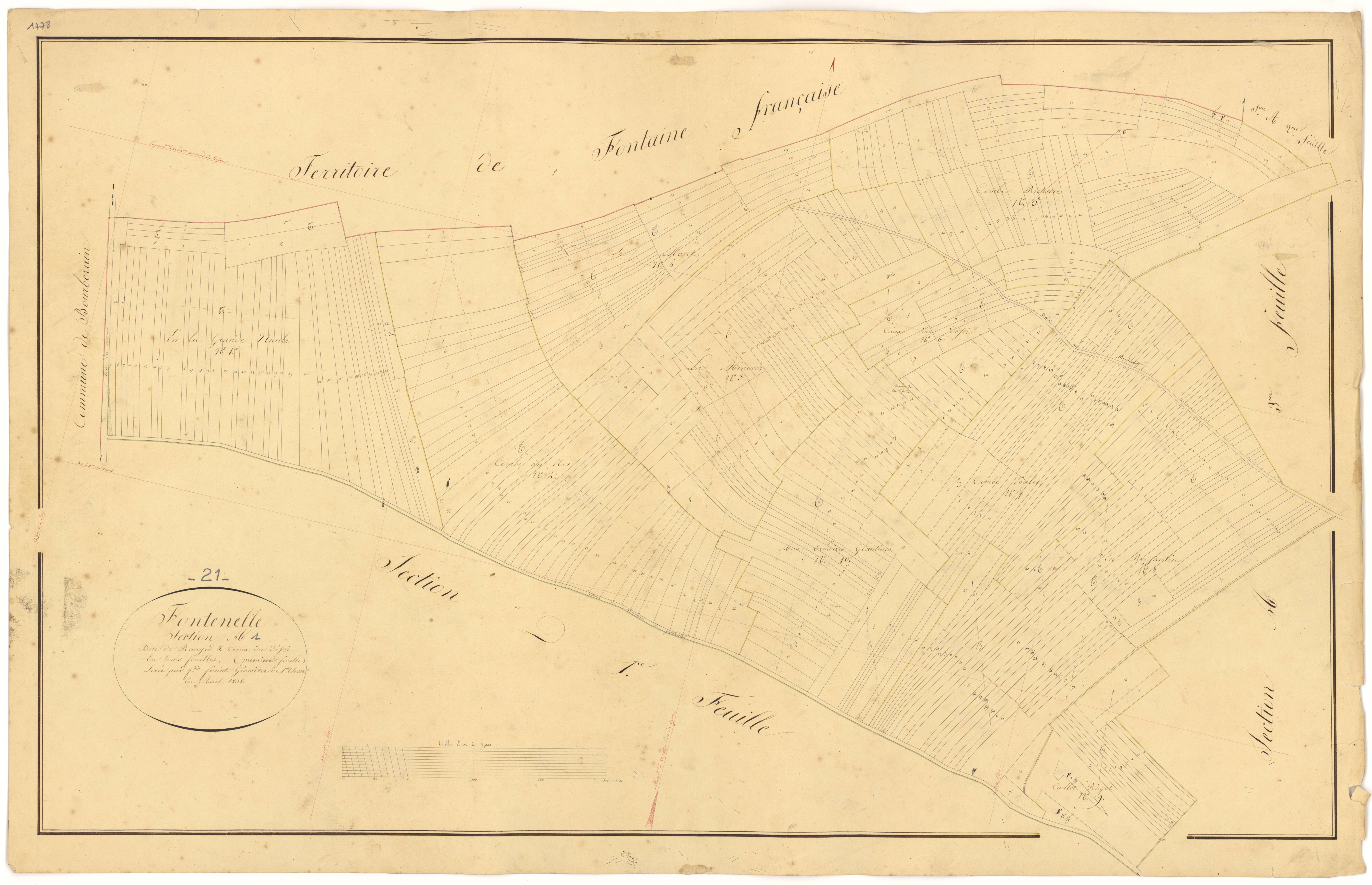 Fontenelle - Section A1 - 3 P PLAN 289/3
