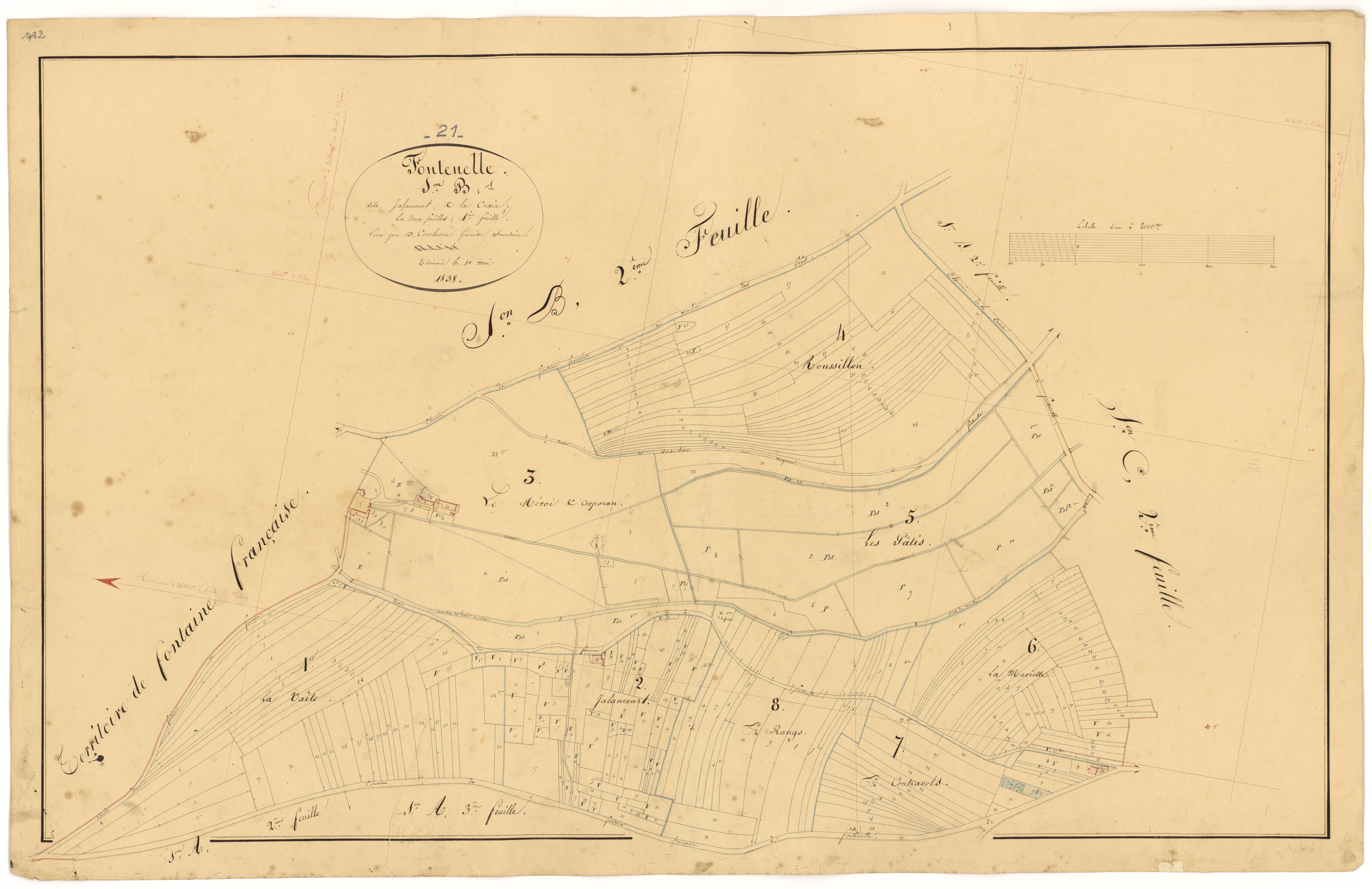 Fontenelle - Section B1 - 3 P PLAN 289/7