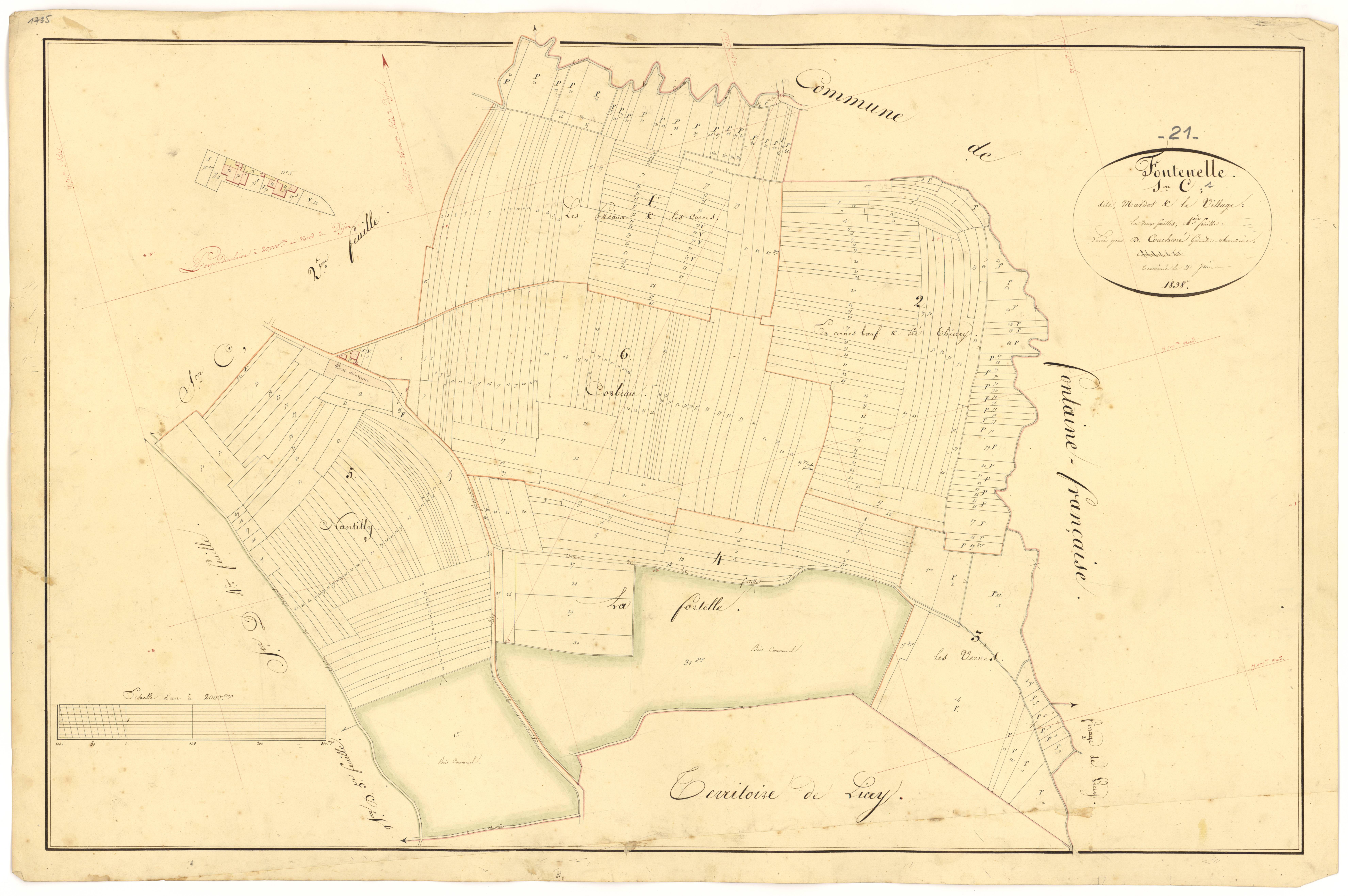 Fontenelle - Section C1 - 3 P PLAN 289/10