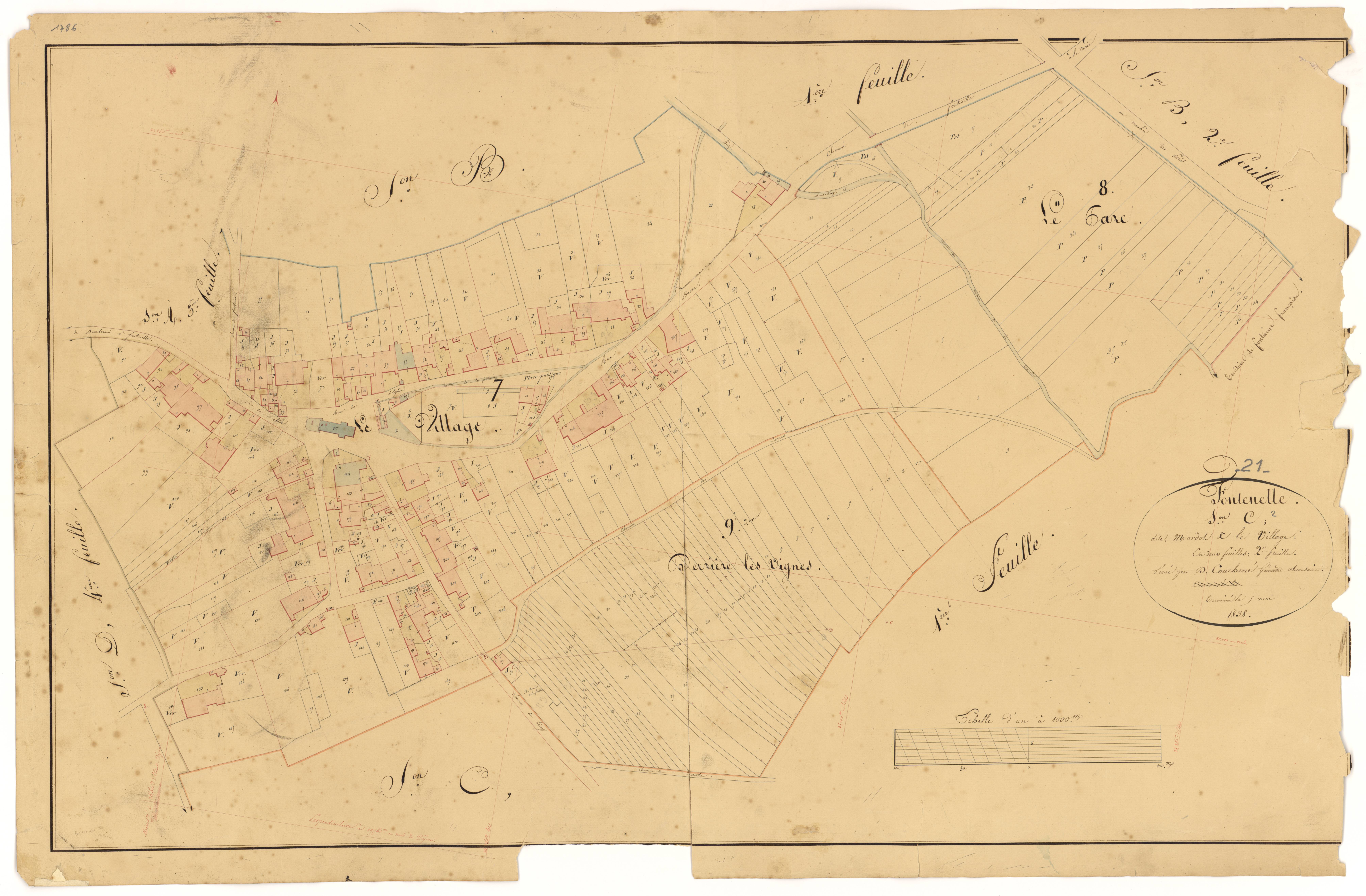Fontenelle - Section C2 - 3 P PLAN 289/11