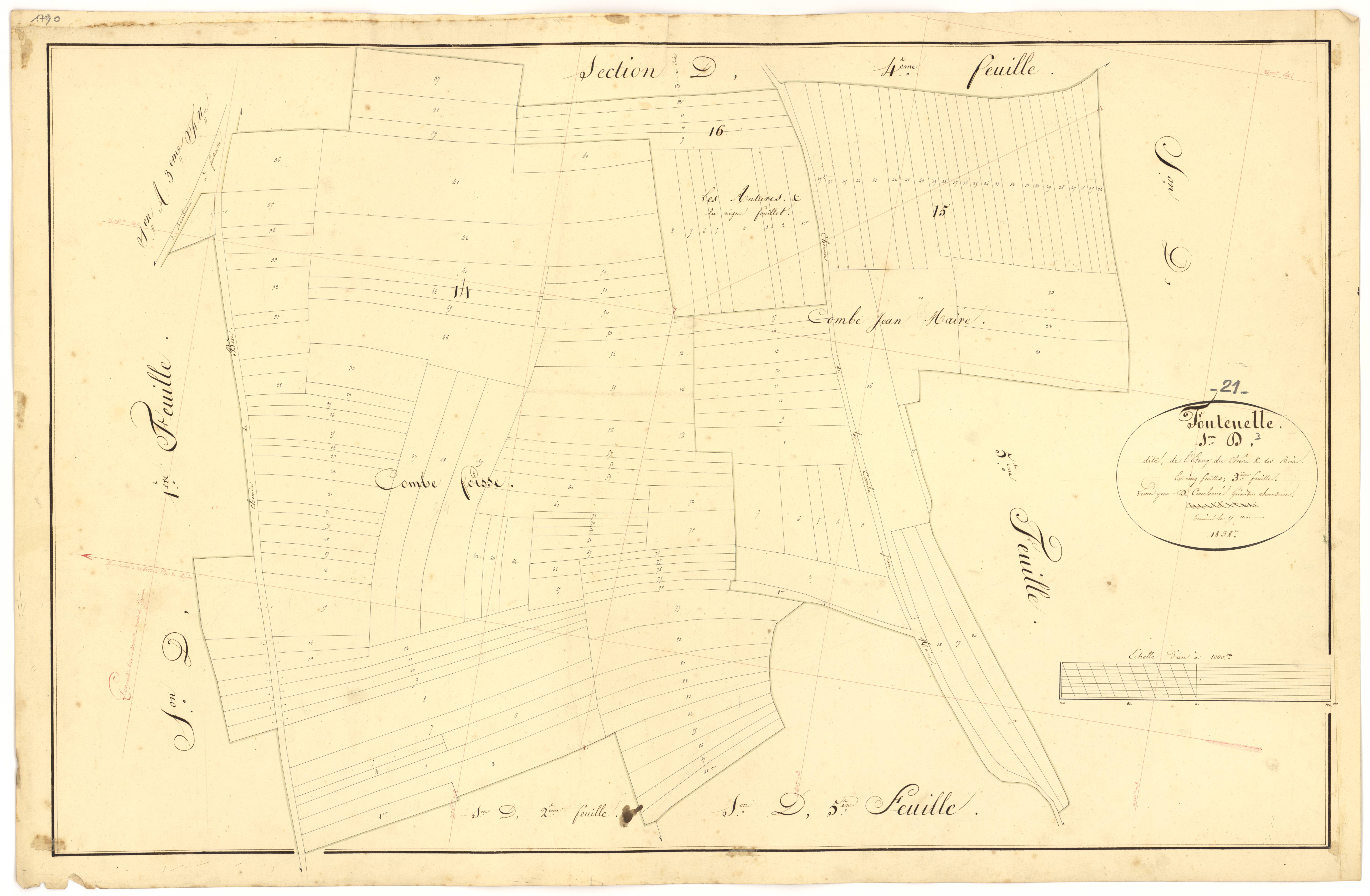 Fontenelle - Section D3 - 3 P PLAN 289/15