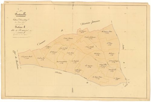 Fontenelle - Section A (tableau d'assemblage) - 3 P PLAN 289/2