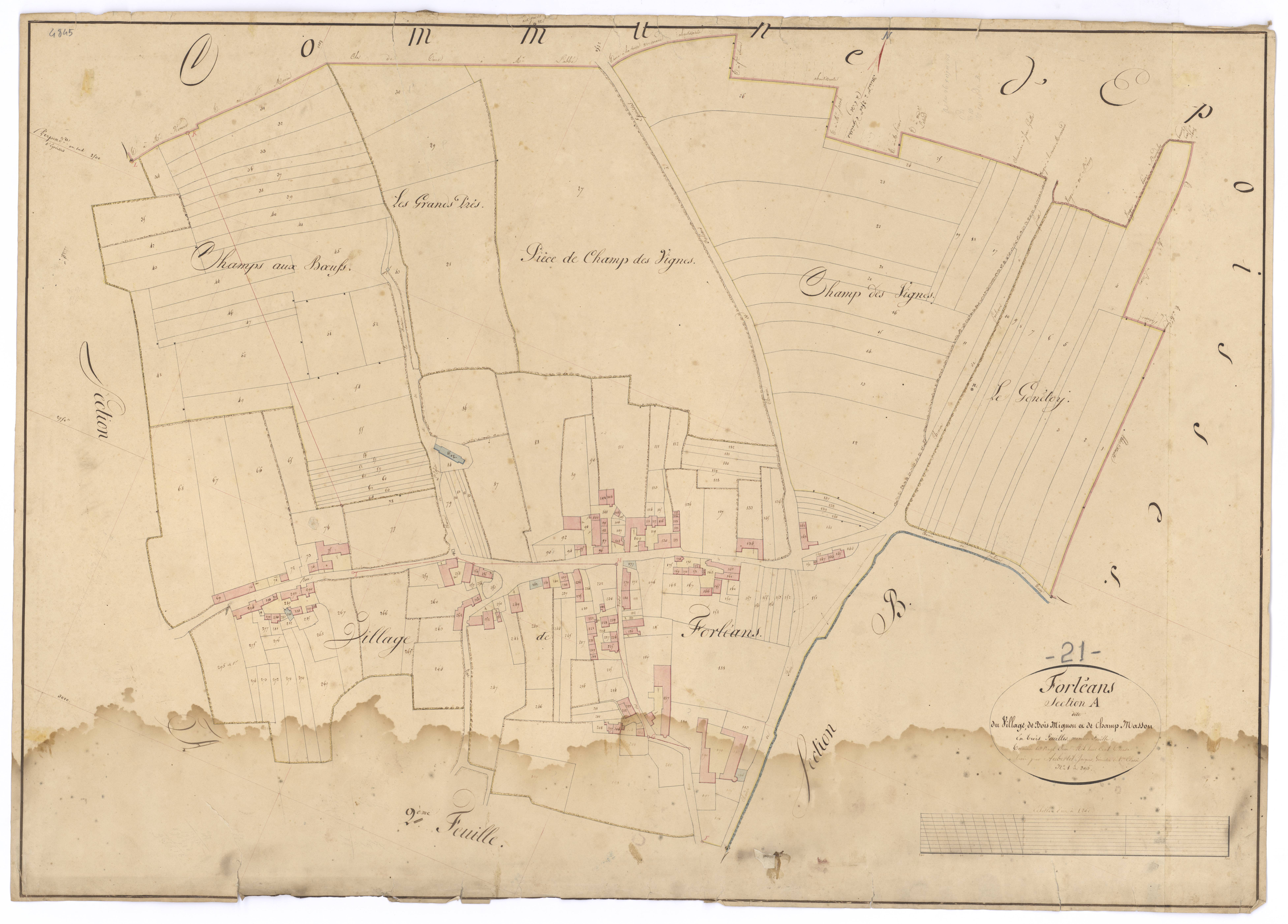 Forléans - Section A1 - 3 P PLAN 290/2