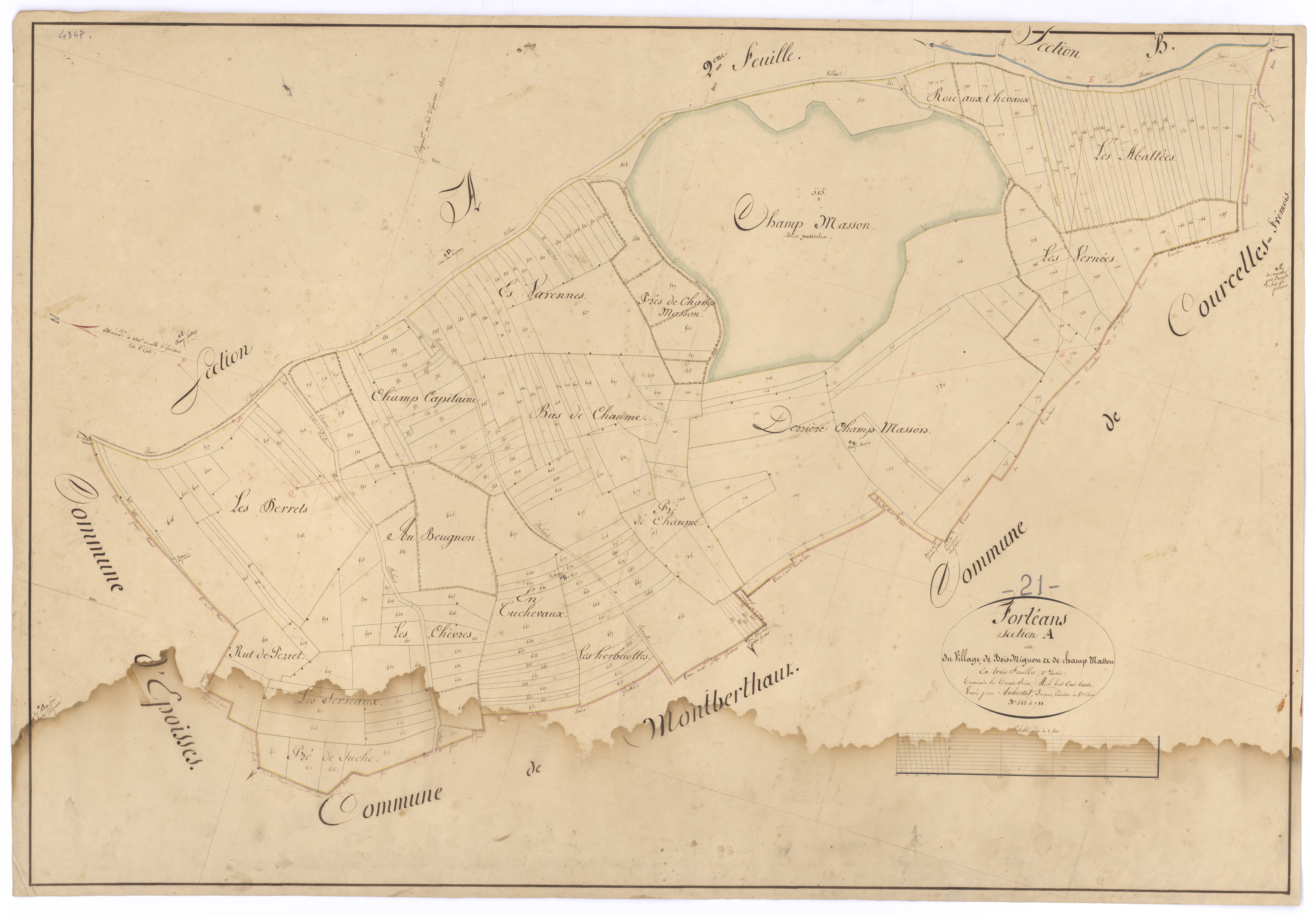 Forléans - Section A3 - 3 P PLAN 290/4