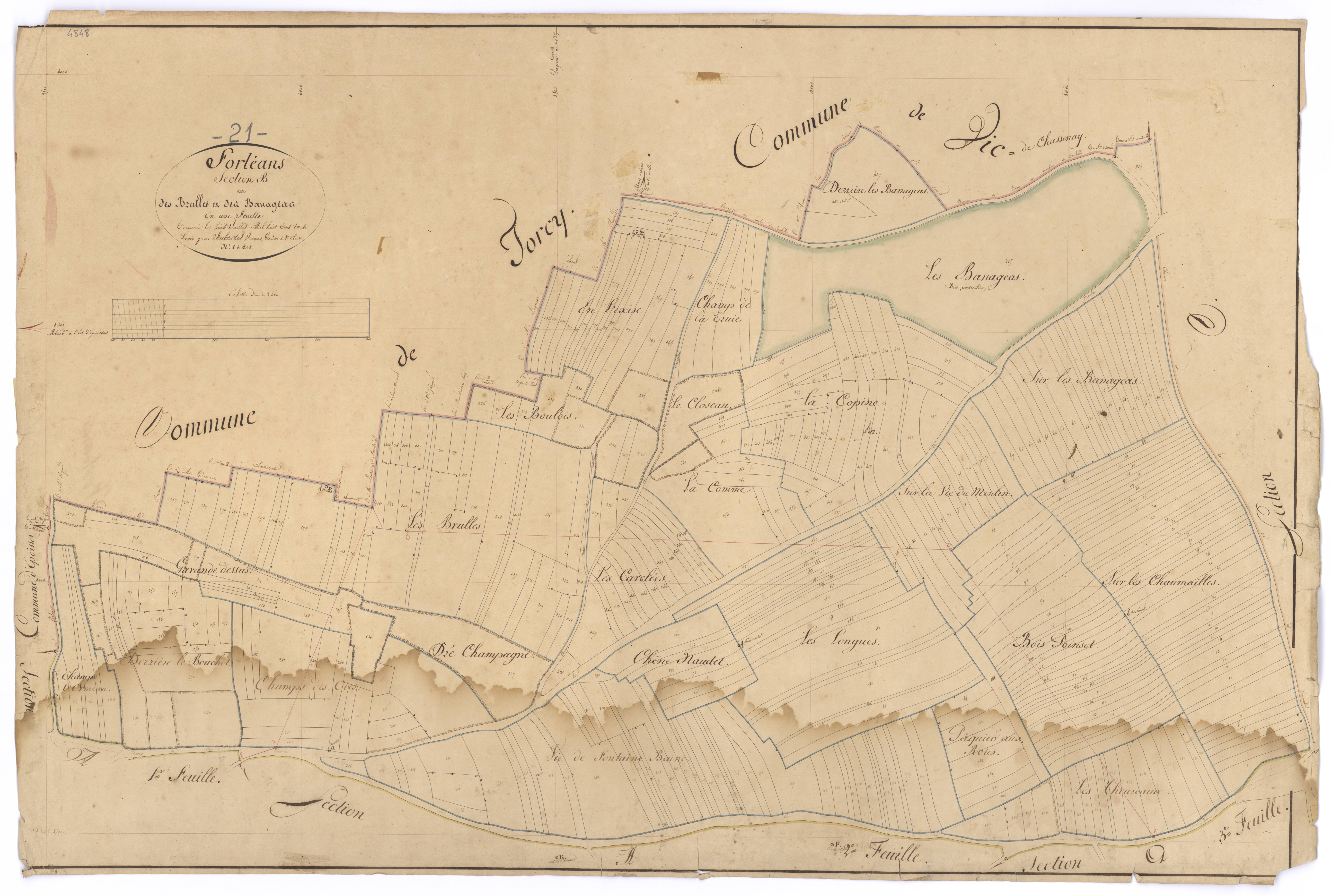 Forléans - Section B - 3 P PLAN 290/5