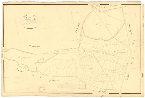 Fraignot-et-Vesvrotte - Section A1 - 3 P PLAN 291/2