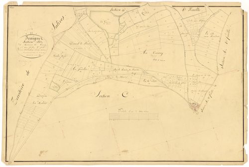 Fraignot-et-Vesvrotte - Section D2 - 3 P PLAN 291/8