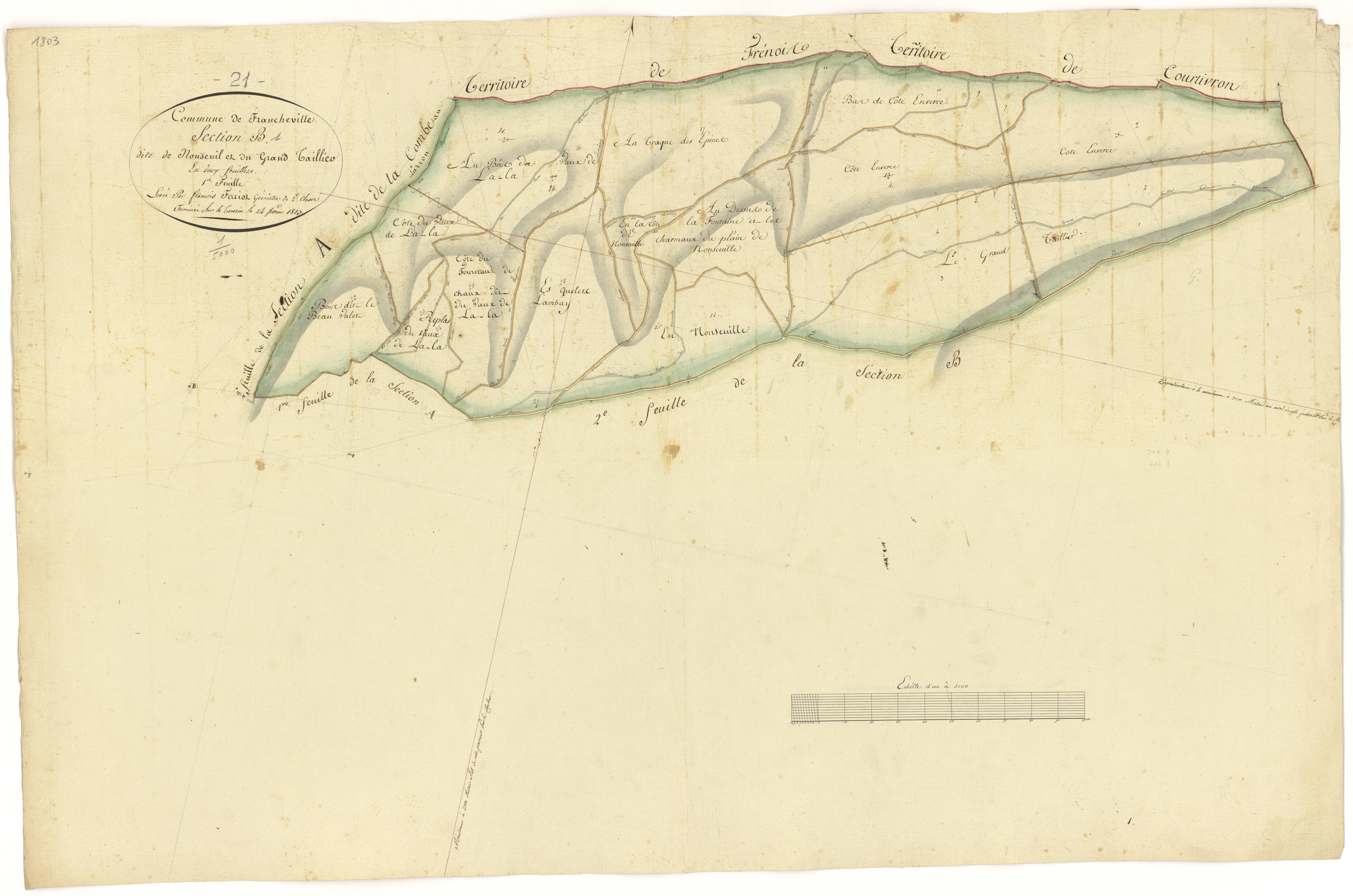 Francheville - Section B1 - 3 P PLAN 292/3