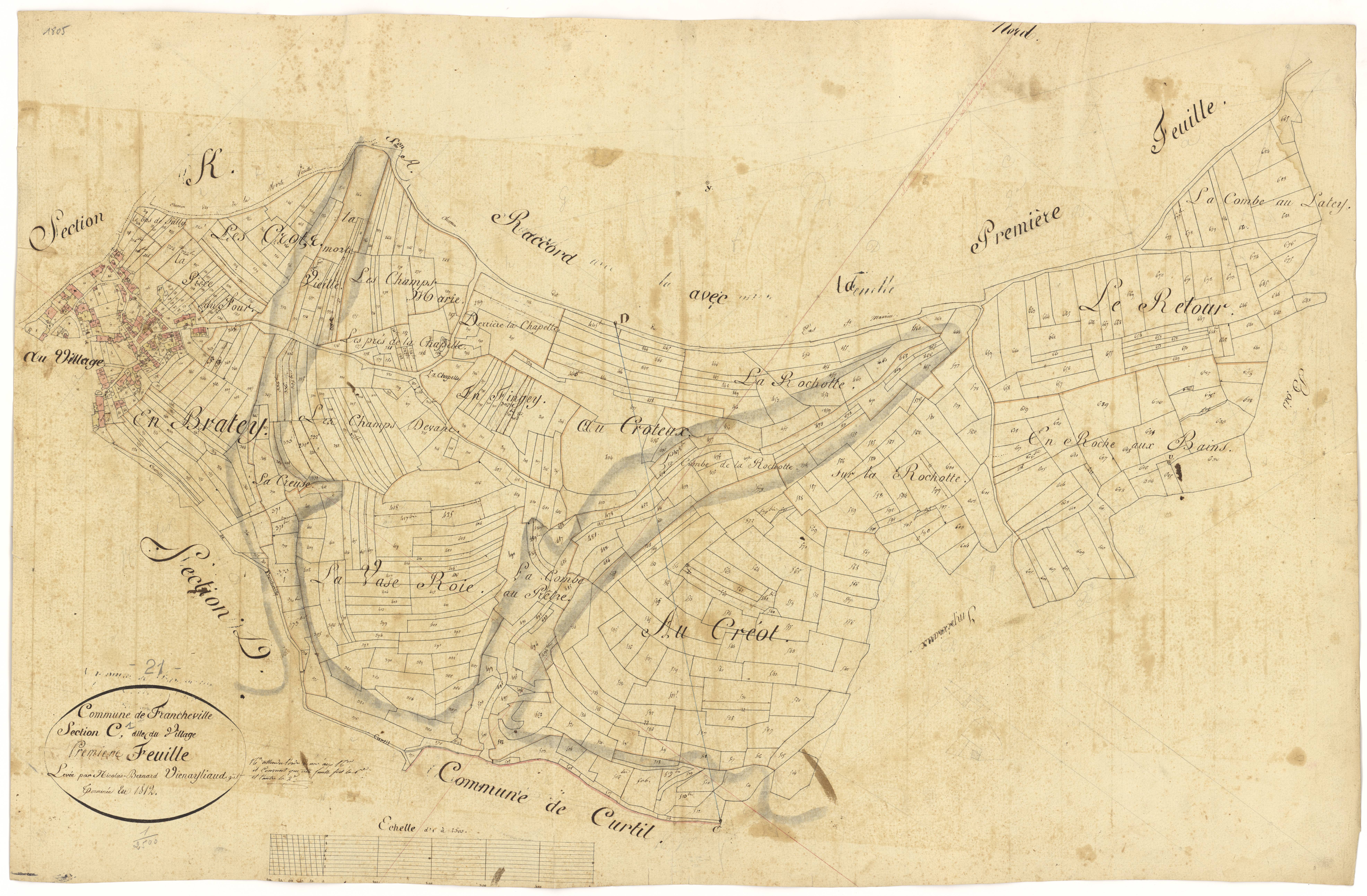 Francheville - Section C1 - 3 P PLAN 292/5